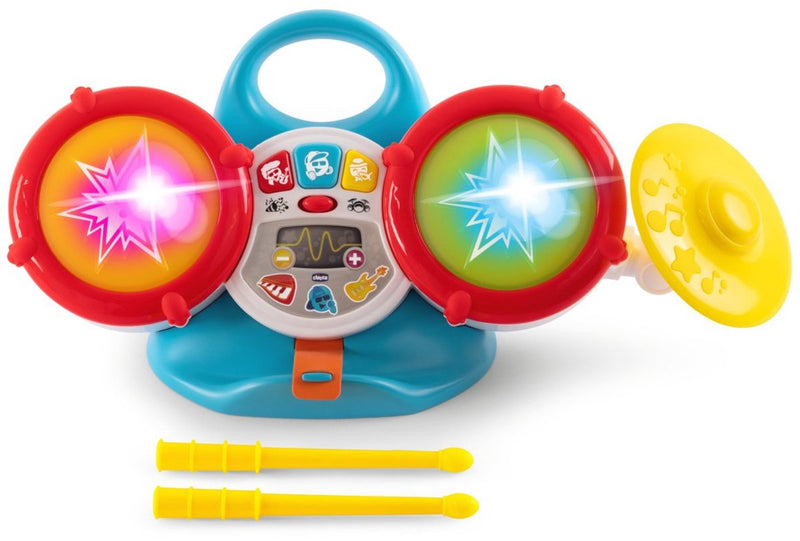 Chicco la mia prima batteria - giocattolo musicale con luci e suoni (1-4 anni)