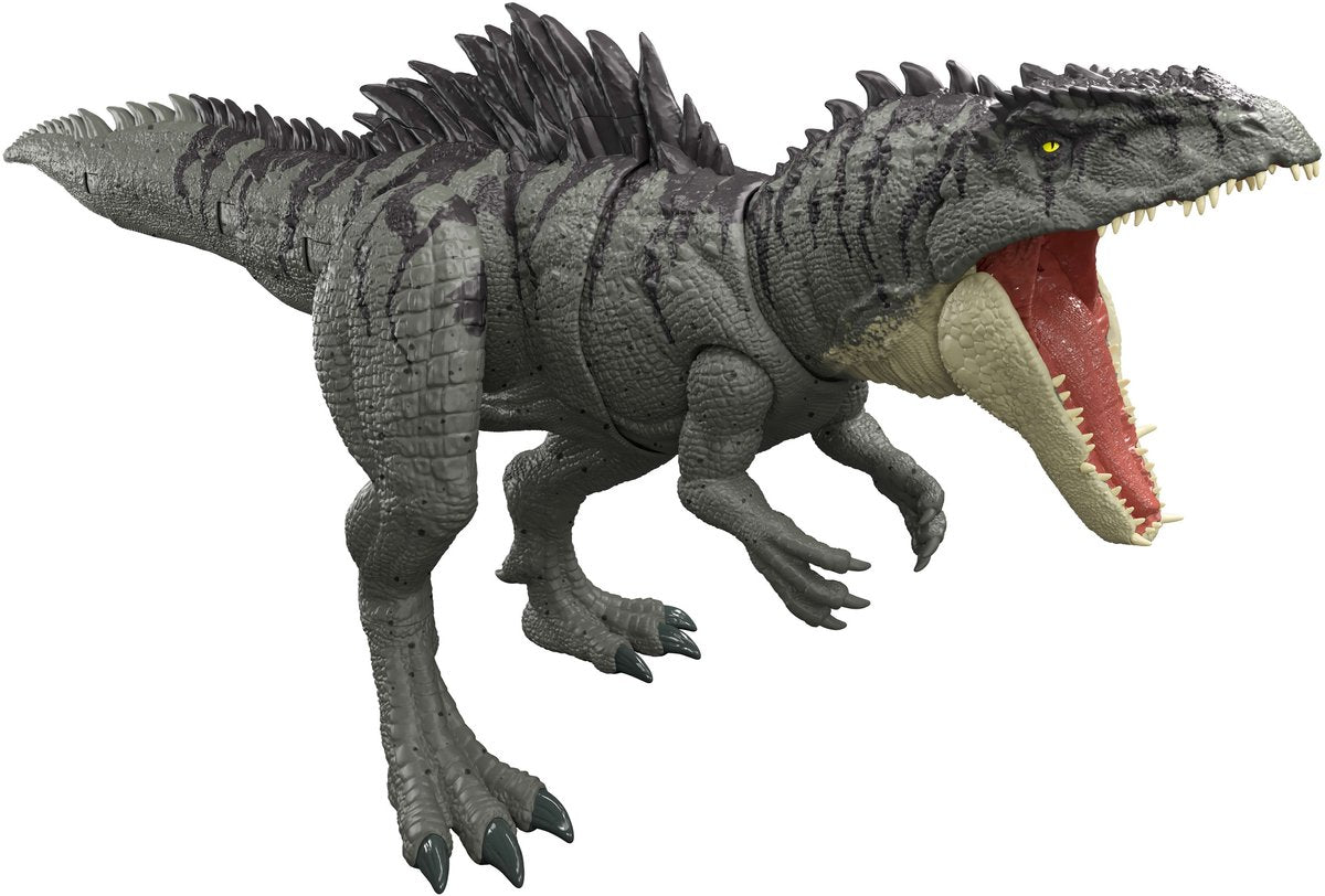 Mattel Jurassic World colossale Giganotosaurus azzannatore - figura con enormi mascelle
