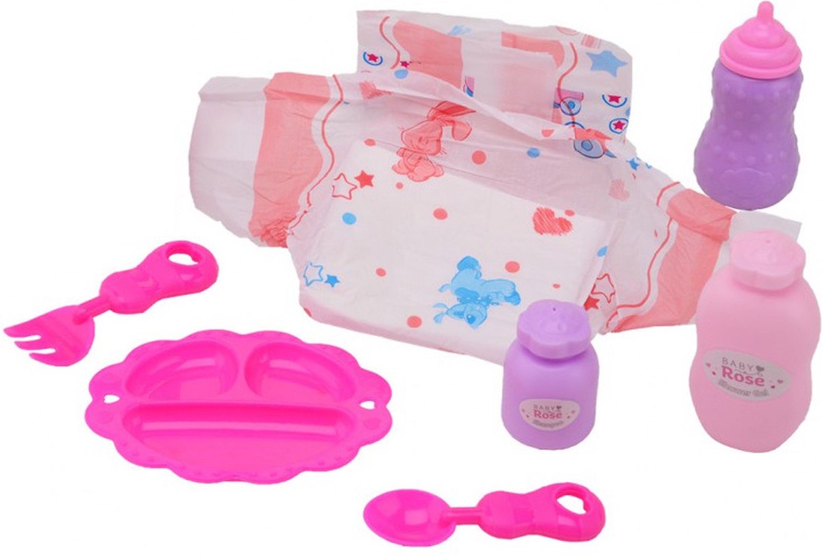 Baby rose care set in borsa