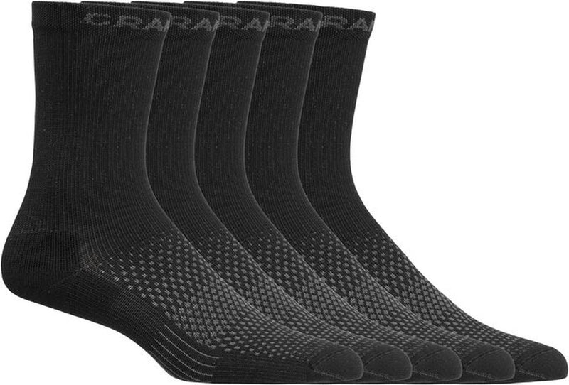 Calzini sportivi unisex Craft Active High Sock in confezione da 5 - neri