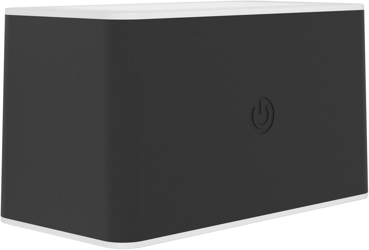 Aplique Eglo valgiano - recargable (hasta 30 horas de luz) - LED - 12 cm - negro - luz blanca regulable - inalámbrico - regulable