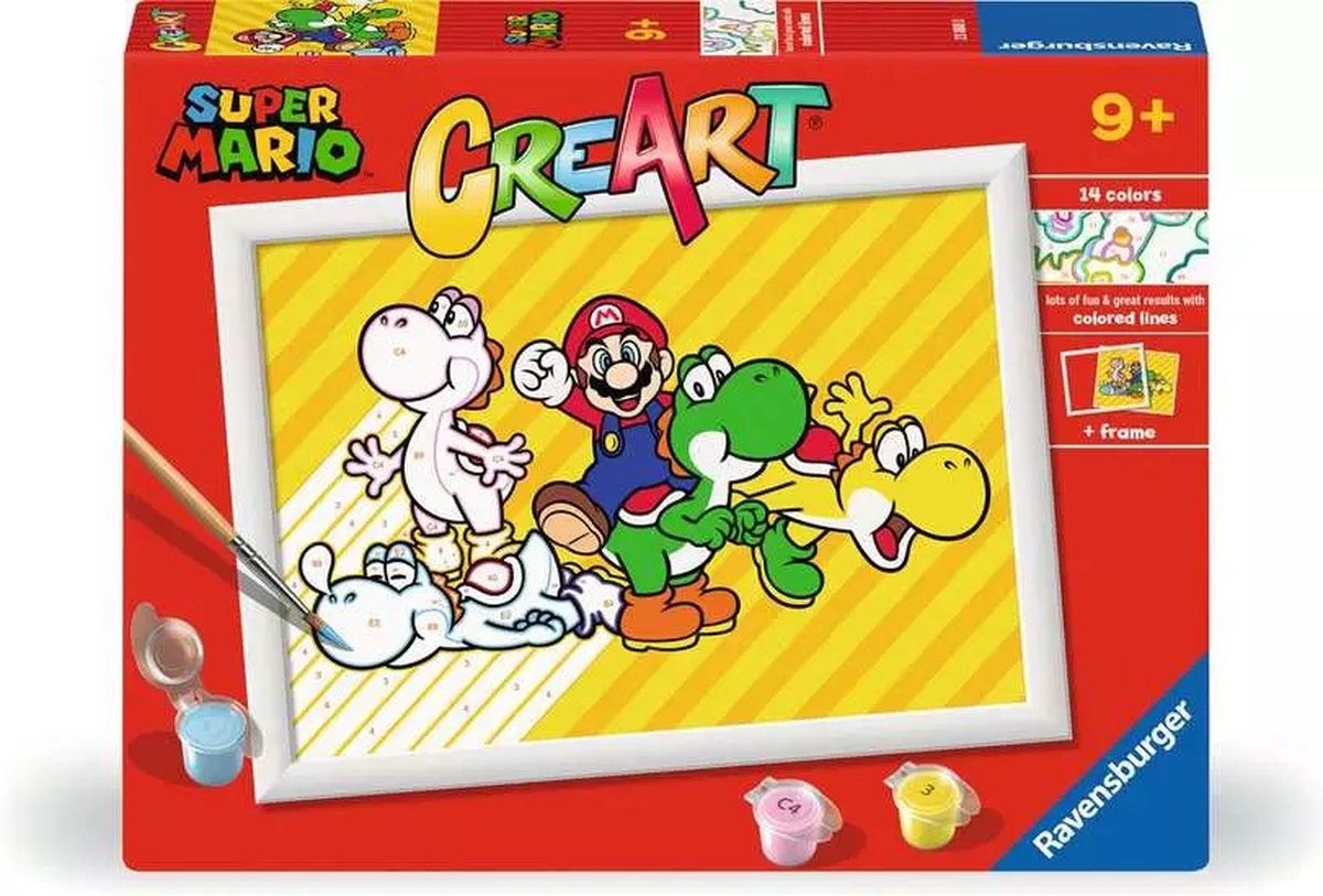 Ravensburger Creart Painting al numero Super Mario