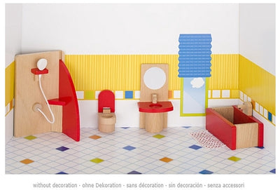 Baño de muebles de títeres de Goki