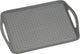 Bandeja rectangular Kesper - bandeja antideslizante - bandeja profunda con antideslizante - con asas - 45,5 x 32 x 4,5 cm - color: gris