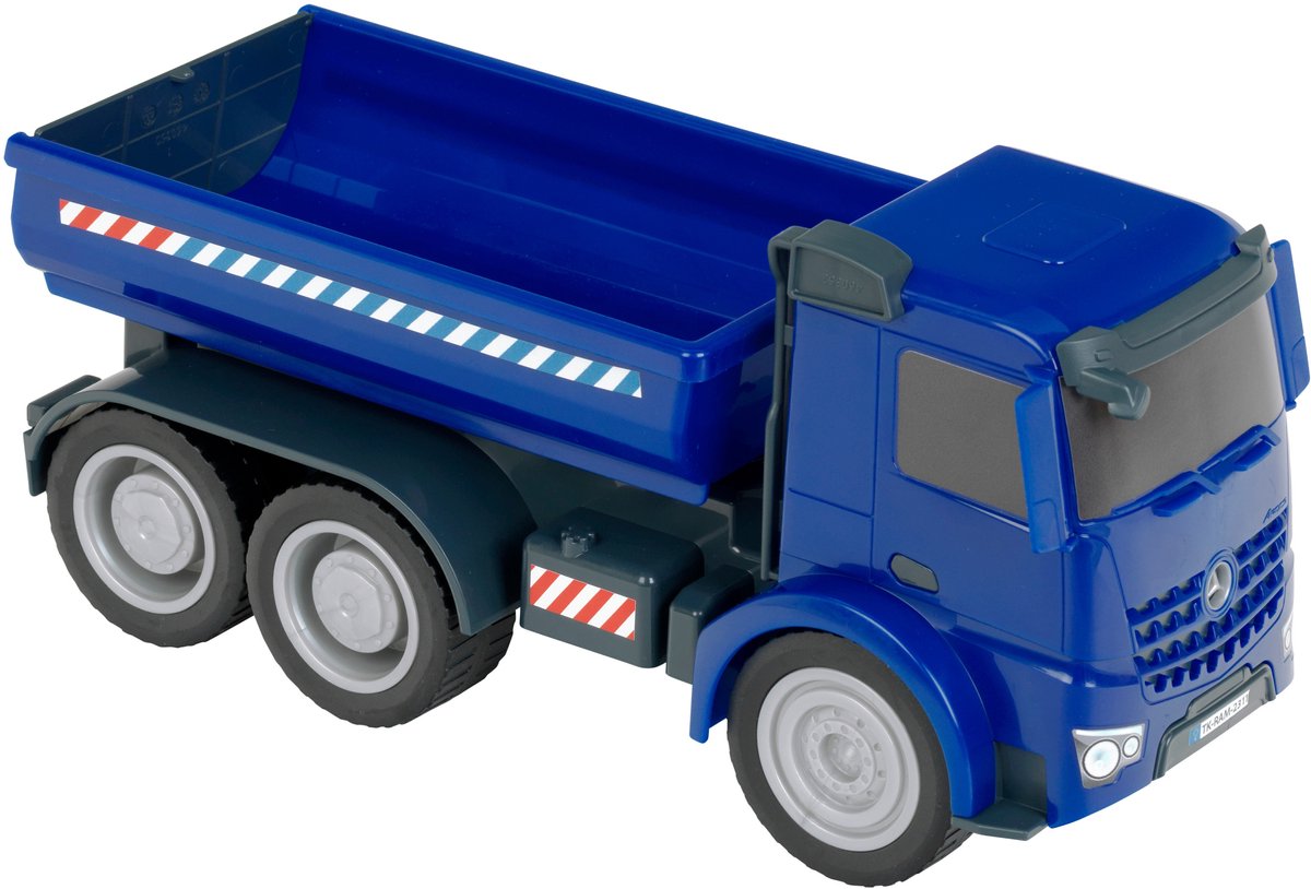 Klein Toys Mercedes - Benz - Autocarro con cassone ribaltabile Arcos - blu - scala 1:24 - giocattoli