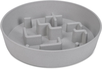 Beeztees anti-slip bowl dog cat nom - dog cat food bowl - dishwasher proof - anti-slip - plastic - gray - 1400ml