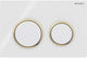 Placa de control Geberit omega20 - descarga de 2 botones - redonda - oro blanco blanco