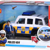 Auto della polizia di Sam pompiere con figura di gioco