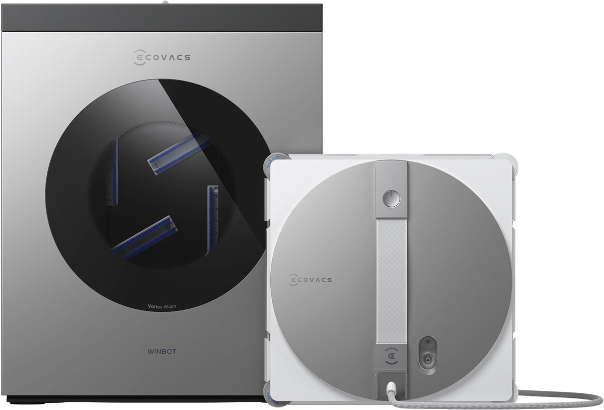 Ecovacs winbot w series - ruitenwasser - truedge technologie - vortex wash techniek