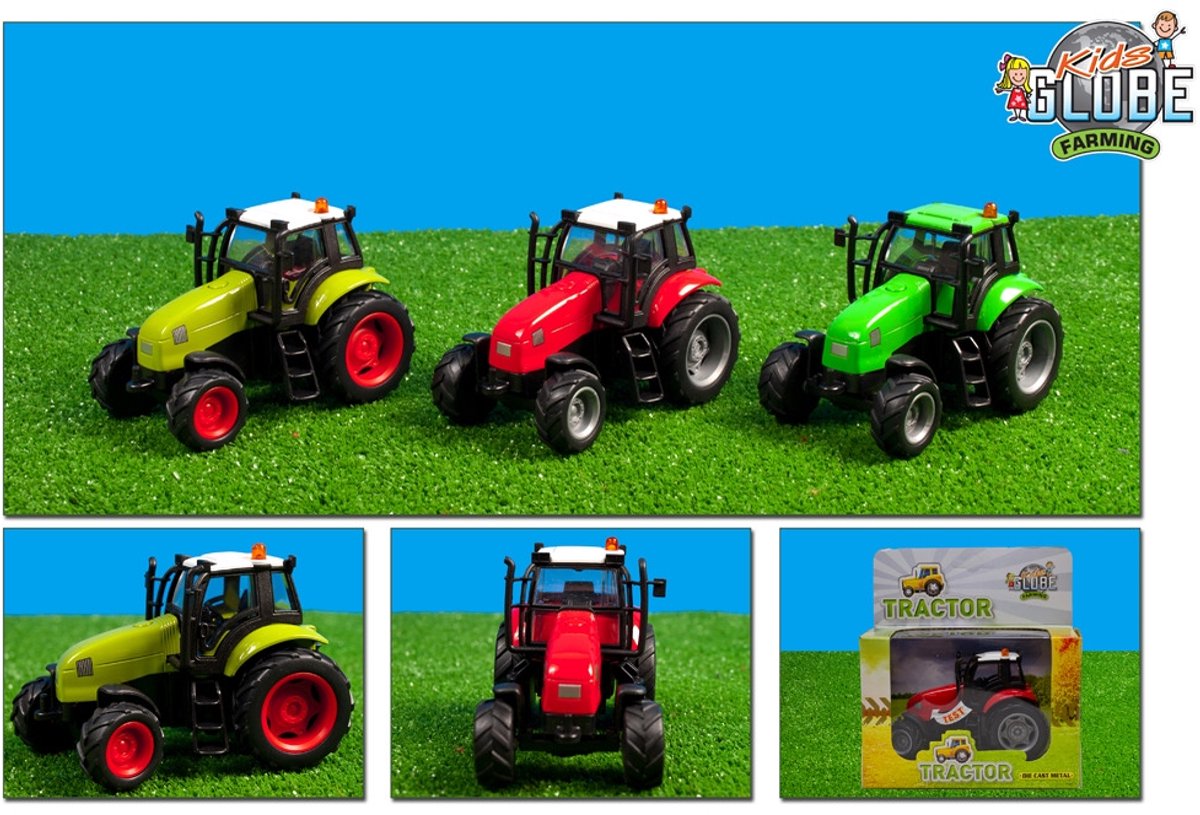 TRACTOR GLOBE DE NIÑOS CON LUZ Y SONIDO, 1:32