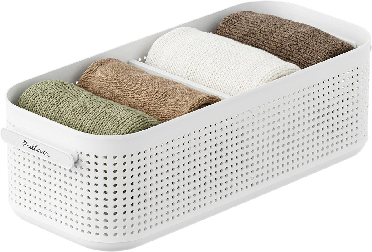 Organizador de ropa Rotho wop - caja m - blanco