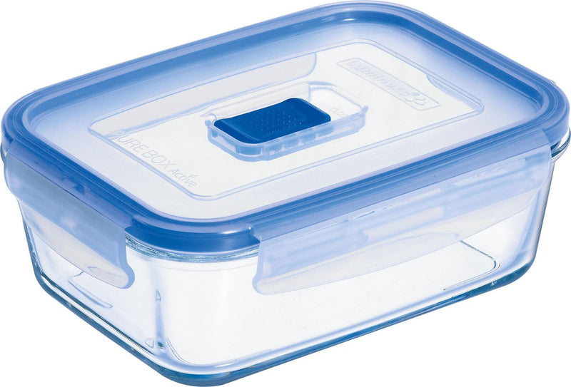 Scatola per la conservazione attiva degli alimenti Luminarc pure box - rettangolare - vetro - 0,82 l