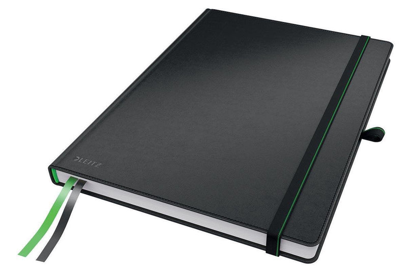 Quaderno completo Leitz A4 a quadretti - con copertina rigida - nero