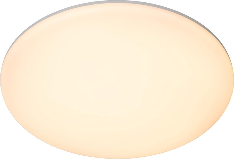Lucide olson - plafón (plafón) baño - ø 35 cm - led - cct - 1x36w 3000k 6500k - ip44 - opal