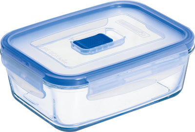 Caja de almacenamiento de alimentos activa Luminarc pure box - rectangular - vidrio - 0,82 l