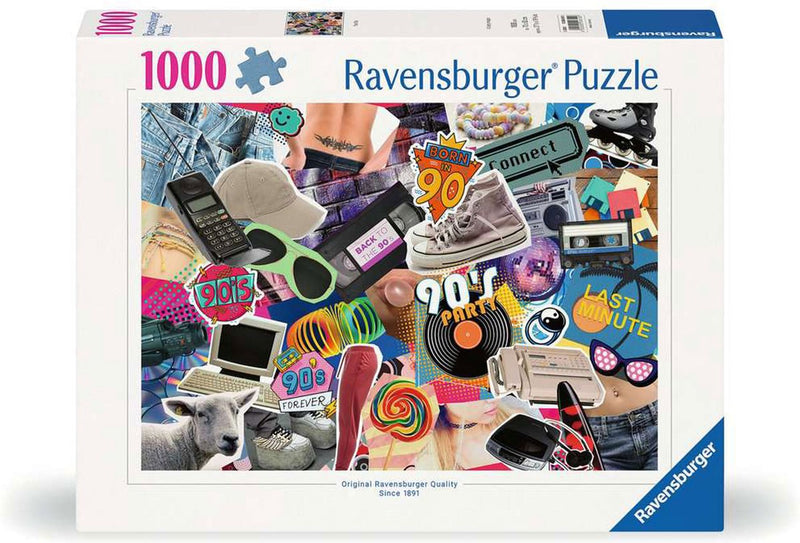Ravensburger Jigsaw Puzzle the 90s, 1000st.