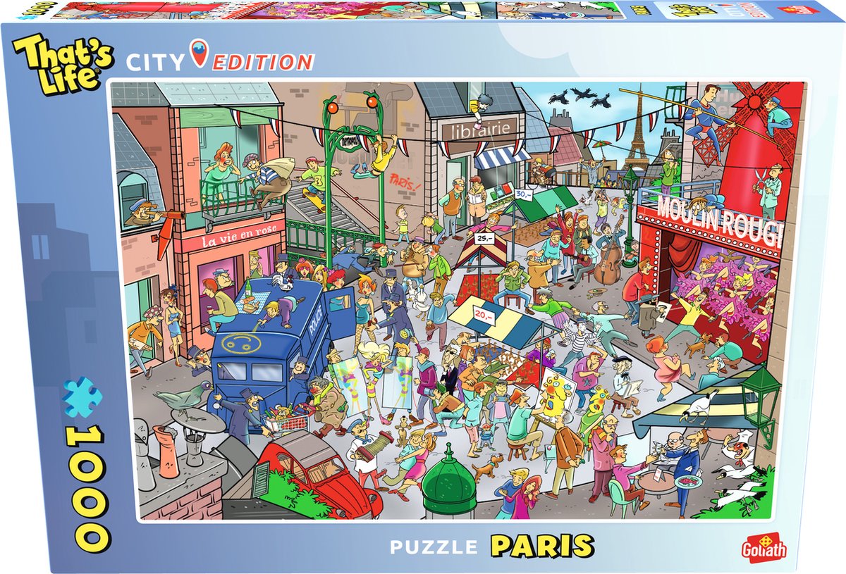 Goliath golitath that's life city edition: puzzle parigi - 1000 pezzi.