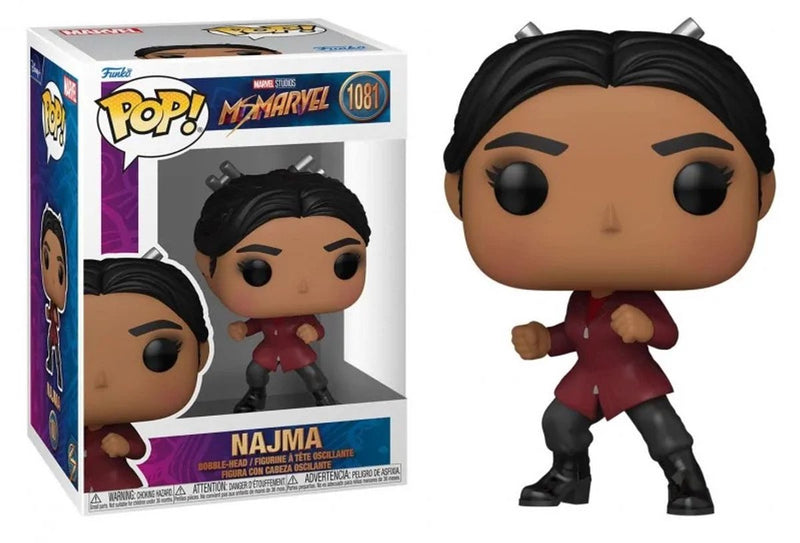 Funko miss marvel figura coleccionable marvel pop! tv najma 9 cm multicolores