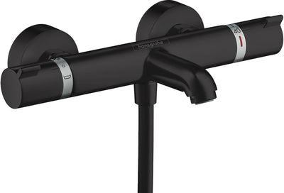 Termostato da bagno Hansgrohe ecostat da superficie comfort nero opaco
