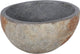 Differnz lombok lavabo 36cm redondo piedra de río gris