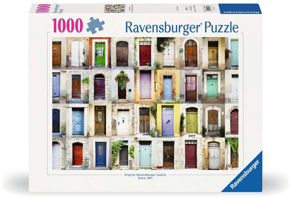 Puzzle Ravensburger bellissime porte in Provenza - 1000 pezzi.
