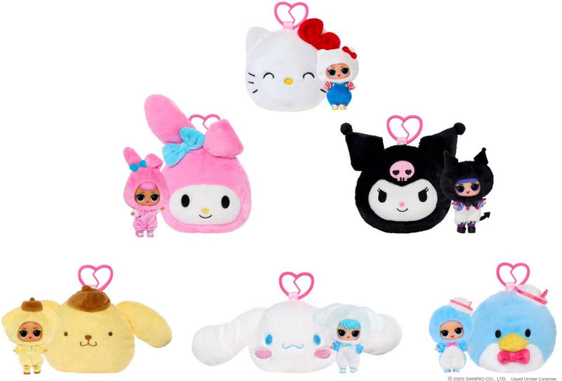 Ty lol sorpresa ama hello kit sorpresa de peluche reversible | 16 piezas