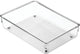 Idesign - organizer per cassetti Linus - plastica - trasparente