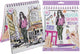 Libro adesivo di design di moda Grafix + stencil