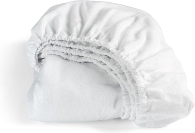 Cenerentola - lenzuolo con angoli in molton premium - altezza materasso fino a 25 cm - 100x200 cm - bianco