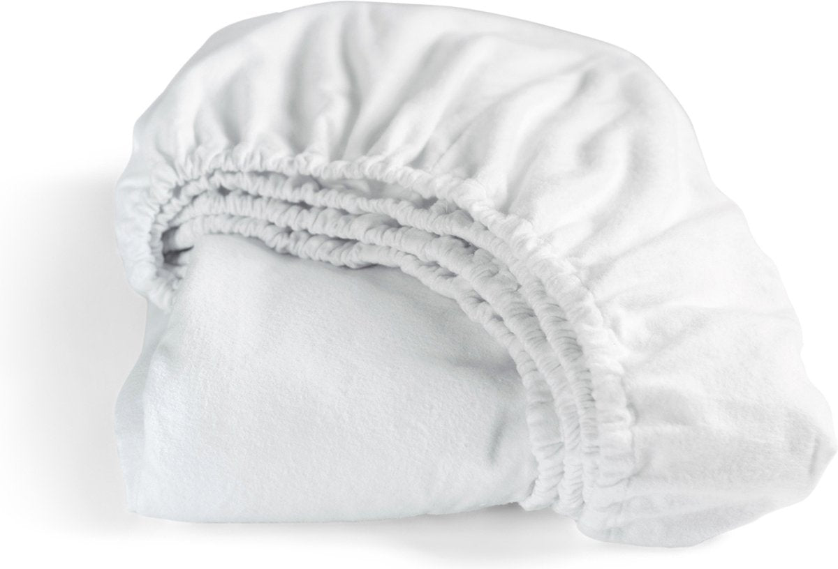 Cinderella - premium molton hoeslaken - tot 25 cm matrashoogte - 160x200 cm - wit