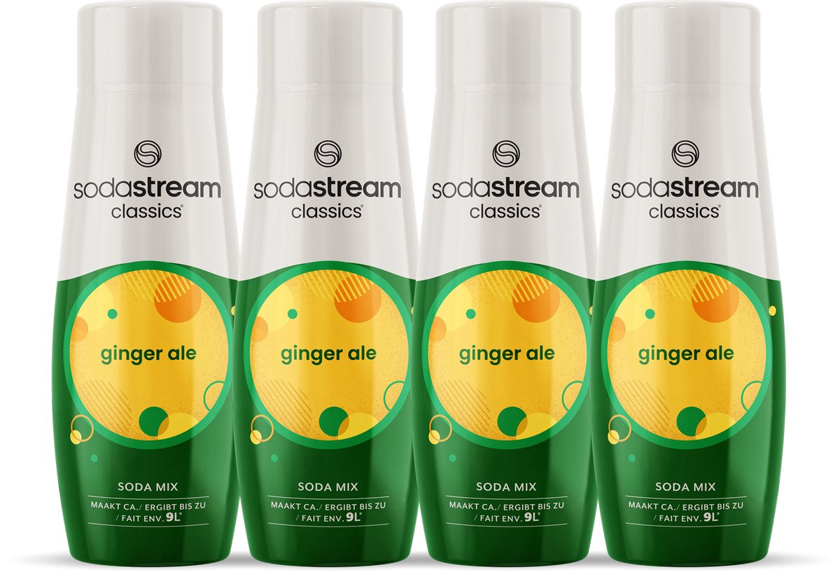 Jarabe de jengibre ale de Sodastream - paquete de 4