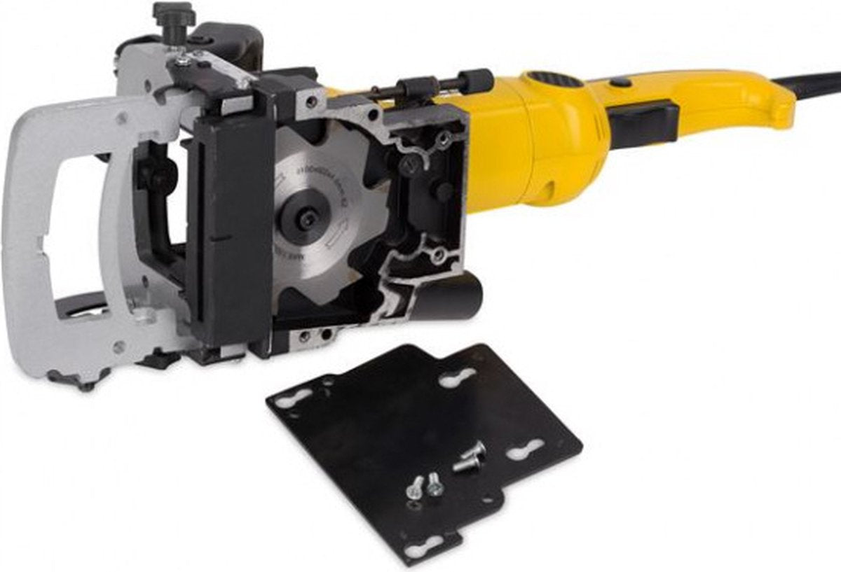 Powerplus elektrische lamellenfrees powx1310 - deuvelfrees elektrisch 900 w - gereedschap houtbewerking - met 1 acc.