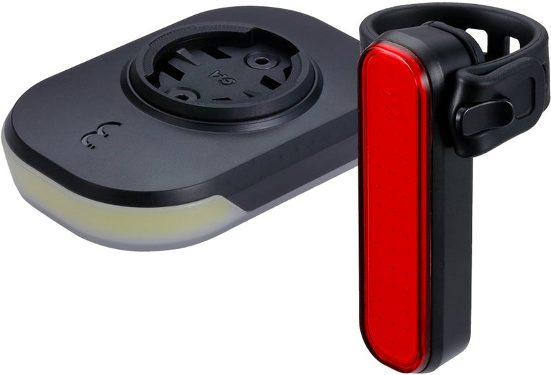 Bbb Cycling Slice 300 Combo Set di luci anteriori e posteriori - 300 lumen - Ricaricabile tramite USB - IPX6 antipioggia - Luci per bicicletta da corsa MTB - BLS-282