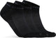 Craft active shaftless sock 3-pack unisex sportsokken - zwart