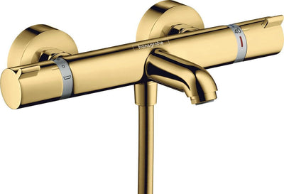 Termostato da bagno Hansgrohe ecostat a superficie, comfort, ottica oro lucido