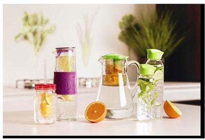 Curver dots series - drinking bottle - 0.75l - ergonomic - green