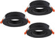 Faretto da incasso Eglo barranco - gu10 - ø 9 cm - nero - set da 3 pezzi - inclinabile