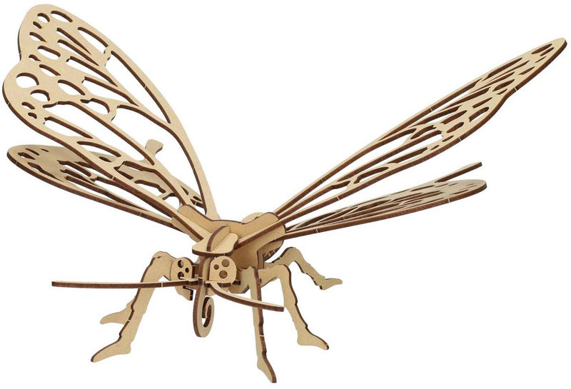 Kit de construcción de madera mariposa 3D
