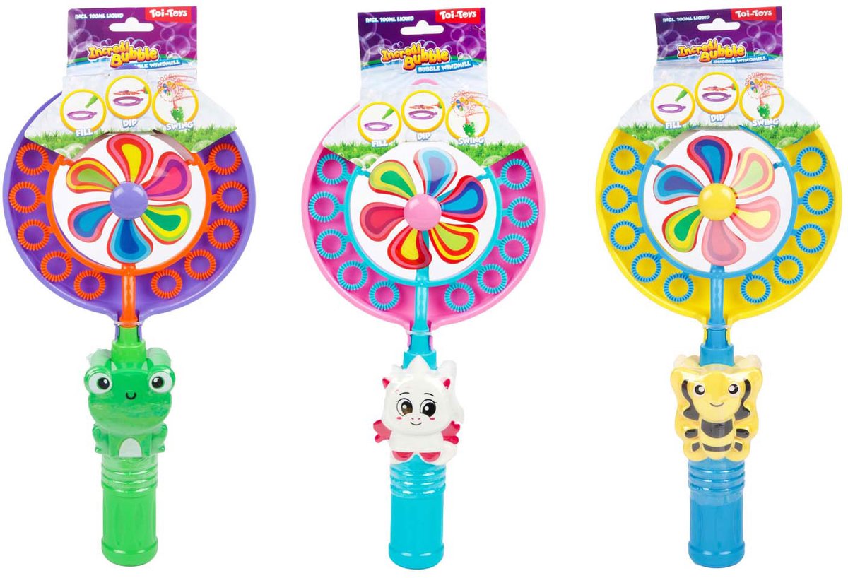 Toi-toys Incredibubble Bellenbladder Windmolen, 100 ml