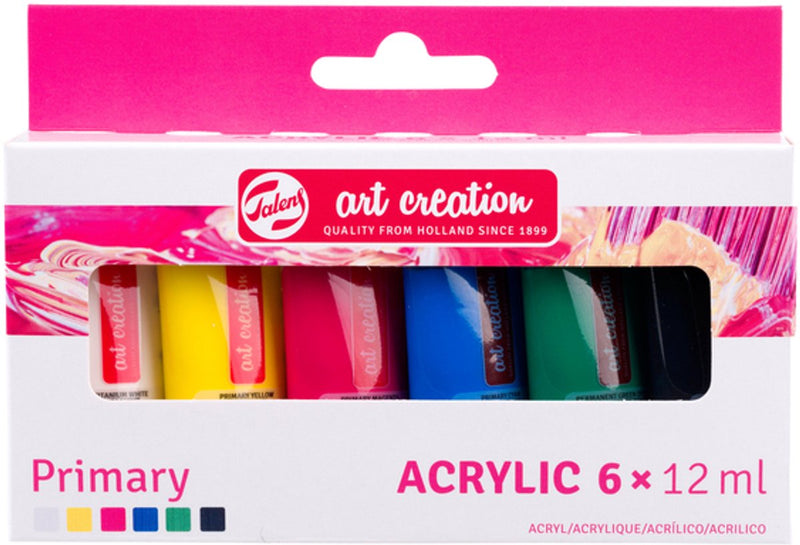 Talens Art Creation Pintura acrílica Set primario, 6x12ml