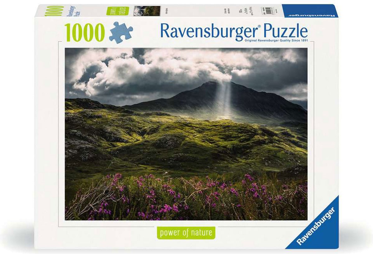 Ravensburger jigsaw puzzle Mysteriosis Berge, 1000st.