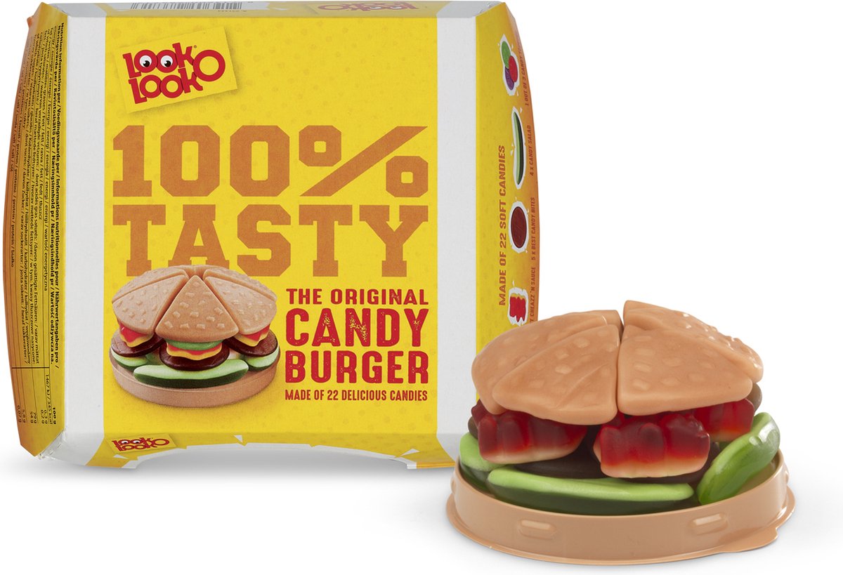 Look-o-look look o look burger - snoep - gifting - 1x130gr