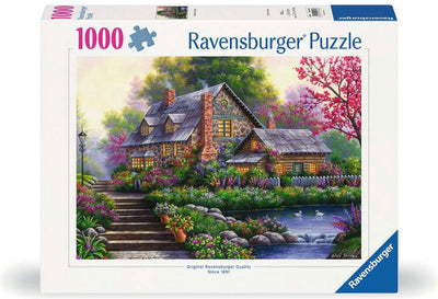 Ravensburger Jigsaw Puzzle Romantic Cottage, 1000.