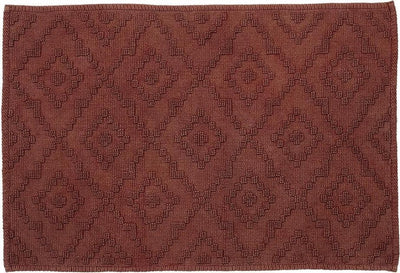 Sealskin - aztec badmat 60x90 cm - katoen - donkerroze