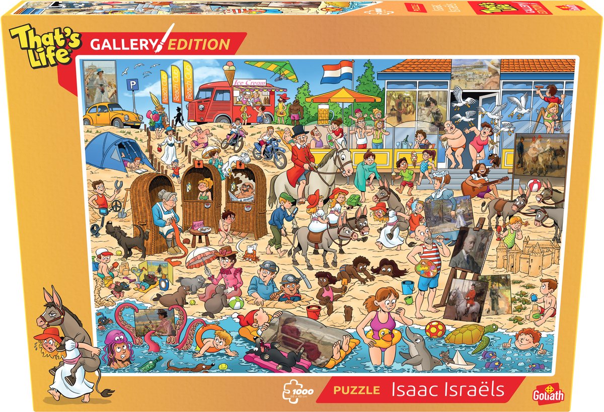Goliath that's life gallery edition: isaac israels - 1000 pezzi del puzzle - puzzle (68x48 cm)