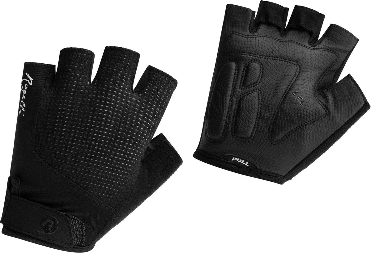 Guantes de ciclismo Rogelli Essential mujer - verano - negro - s