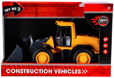 Ruote rapide bulldozer con luce, suono e attrito