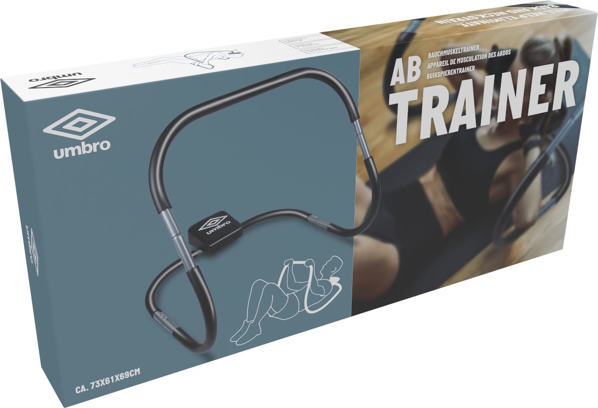 Umbro ab trainer - buiktrainer - buikspiertrainer - zwart