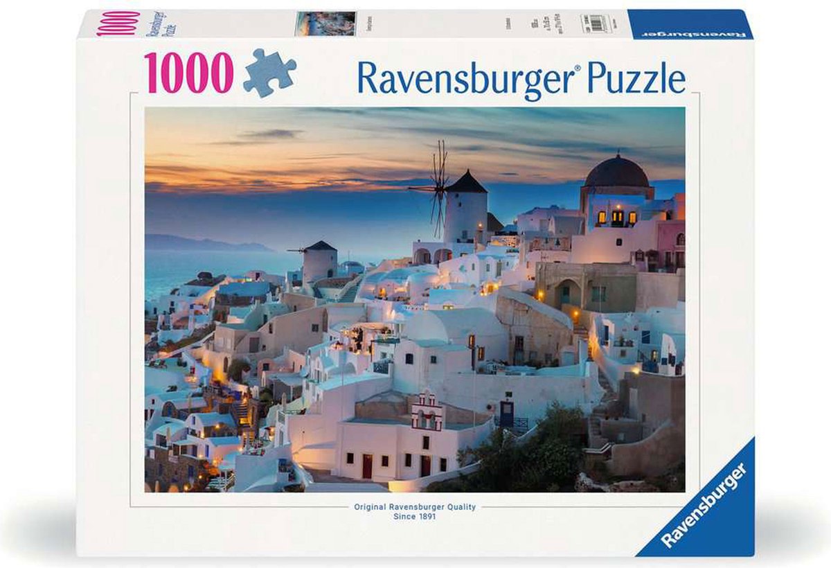 Ravvensburger Jigsawn Evening a Santorini, 1000st.