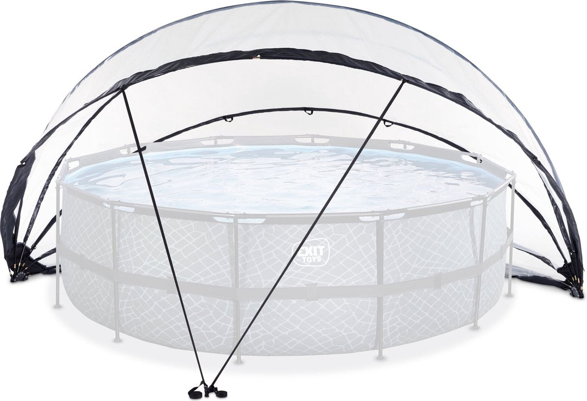 Exit Toys salida cubierta para piscina eco ø550cm - cúpula para piscina - universal - accesorio para piscina - resistente a la intemperie